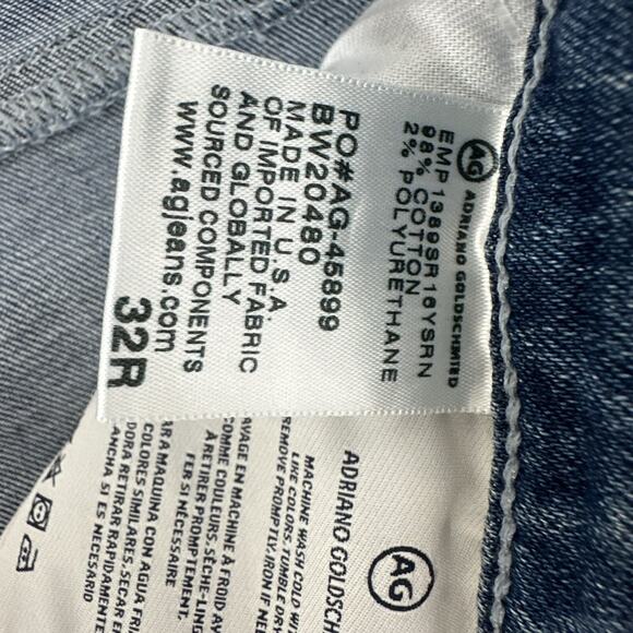 AG Adriano Goldschmied Jeans Womens 32 Blue Legging Ankle Skinny Stretch - Picture 9 of 16